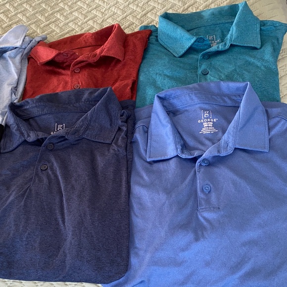 Bundle of 6 George Men's Polo Shirts - Picture 2 of 4